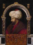 Portrait of Mehmed II by Venetian artist Gentile Bellini